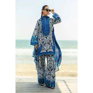 ชุดสูท Zainab Chottani '25 Tahra Lawn BELLA-07-UNS คอลเลคชั่น TC-1336 สำหรับผู้หญิง - Product Image 1