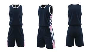 Conjunto de Uniforme de Baloncesto Personalizado de Alta Calidad para Hombre, Jersey sin Mangas con Sublimación Completa, Pantalones Cortos Transpirables que Absorben la Humedad - Product Image 3