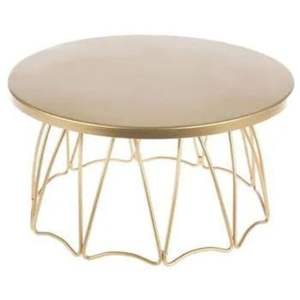 Support à gâteau en métal doré style nordique avec finition miroir, plateau décoratif élégant pour pâtisseries, plateau à fruits sur piédestal pour célébration d'anniversaire - Product Image 3