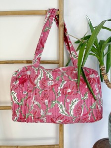 ของที่ระลึกกระเป๋าผ้านวมผ้าฝ้ายสำหรับสุดสัปดาห์เป็นมิตรกับสิ่งแวดล้อมความจุขนาดใหญ่ที่มีคุณภาพสูงช้อปปิ้งโยคะดอกไม้ฤดูร้อน - Product Image 2