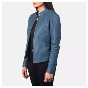 Newest Style Genuine <b>Leather</b> <b>Jacket</b> <b>Long</b> Sleeve Woman <b>Leather</b> <b>Jacket</b> Women's Clothing Best Quality Custom <b>Leather</b> <b>Jackets</b> - Product Image 6