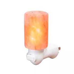 Mini lámpara de pared de sal del Himalaya rosa de cristal Natural tallada a mano, purificador de aire, decoración del hogar, artesanía Anwar - Product Image 2