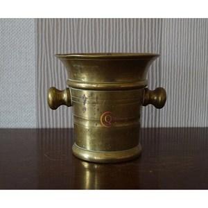 Mortero y Maja de Metal de latón dorado, molienda de frutas secas y hierbas, mortero y Maja de latón de Metal pulido brillante a precio barato - Product Image 4