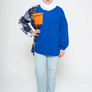 Streetwear <b>Clothing</b> Islamic Three Piece Matching Hijab Stretch Hoodies Jogger Legi Linen Modest Dress From Pakistan - Product Image 4