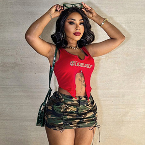 Camiseta sin Mangas Casual de Verano para Mujer al por Mayor con Logotipo Frontal, Colores Personalizados y Material de Spandex/Poliéster - Product Image 2