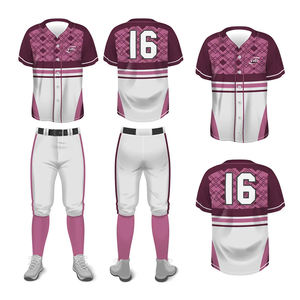 Uniforme de baseball personnalisé en sublimation en gros, meilleure qualité, nouveau design dans différentes couleurs, vêtements de softball, maillots - Product Image 1