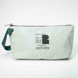 Bolsa de almacenamiento de cosméticos de moda de fábrica BSCI con cremallera logotipo personalizado hecho de tela papel Tyvek - Product Image 1