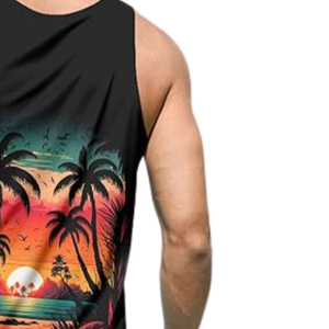 Débardeur de sublimation pour hommes à bas prix meilleur tissu vente chaude style parfait tenue décontracté débardeur de sublimation avec un poids léger - Product Image 6