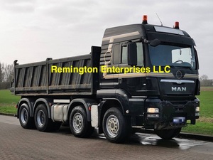 Camion benne d'occasion MAN TGS 35.480 8x4 de 2014, capacité 50t, diesel, poids lourd, pour transport et travaux d'ingénierie - Product Image 2