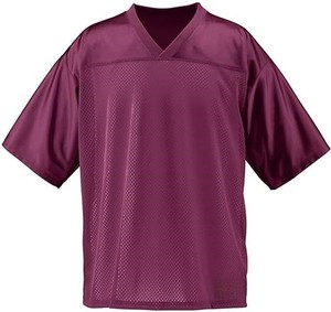 Camiseta Deportiva Personalizada de Malla Transpirable con Cuello en V y Manga Corta para Entrenamiento Atlético, Práctica de Equipo y Uso Casual - Product Image 1