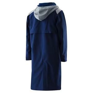High Quality Adult Unisex Waterproof Long Fleece <b>Swim</b> Parka Warm Jacket with Towel Lining Swimmer Fleece-Lined <b>Swim</b> Parka Sports - Product Image 2
