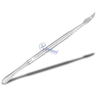 Kimbel – Repousse-cuticules professionnel en acier inoxydable de qualité chirurgicale, spatule à ongles double face réutilisable pour éliminer les peaux mortes