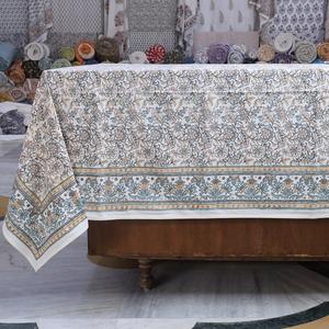 ผ้าปูที่นอนผ้าฝ้ายพิมพ์ลายบล็อกด้วยมือแบบพรีเมี่ยมสำหรับตกแต่งบ้าน100% ผ้าฝ้ายธรรมชาติสีสันสดใสเหมาะสำหรับห้องนอนและเป็นของขวัญ - Product Image 1