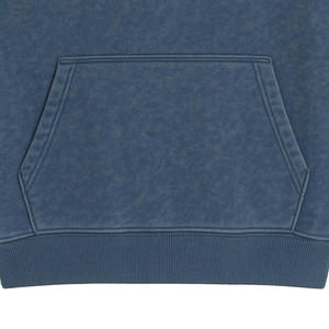 Vintage personalizado Streetwear Boxy Puff Sudadera con capucha bordado recortado francés Terry Fleece DTG estampado gráfico estilo francés recortado Sudadera con capucha - Product Image 3