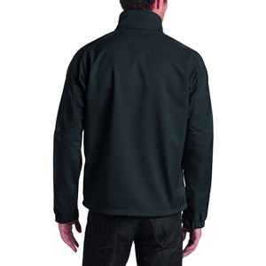 Veste softshell avec logo personnalisé bon marché pour hommes, vêtements de travail d'extérieur imperméables, fabricant de coupe-vent de randonnée - Product Image 2