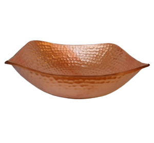 Cuenco para servir alimentos pulido cobre acabado brillante cuenco de comida de metal cobre tamaño mediano mayorista - Product Image 3