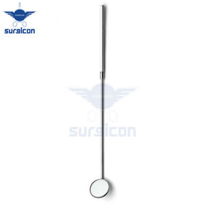 Vente en gros de miroir laryngé à poignée hexagonale en acier inoxydable de 18.5 cm de diamètre, bouche de dentiste manuelle MOL à usage chirurgical Surgicon - Product Image 3