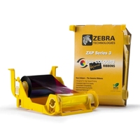 Ruban couleur YMCKO Zebra ZXP3 336 en demi-rouleau pour impression numérique sur imprimante de cartes PVC, matériau PVC imperméable