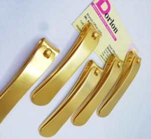 Cortaúñas chapado en oro grande de primera calidad herramienta de manicura de belleza instantánea para dedos - Product Image 3