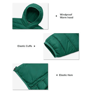 Veste d'hiver isolée légère et compressible pour hommes, manteau en duvet alternatif résistant à l'eau de haute qualité - Product Image 6