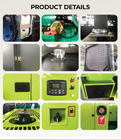 JSST 30Kva-100Kva Generator Diesel Silent dan Kedap Suara untuk Dijual, 3 Fasa, Cocok untuk Lokasi Konstruksi dan Pertambangan
