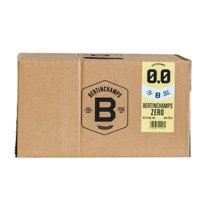 Pack 24 33cl Bertinchamps cero 0 cerveza Bélgica sin alcohol etiqueta blanca Halal perfecto para Dry January y venta al por mayor - Product Image 1