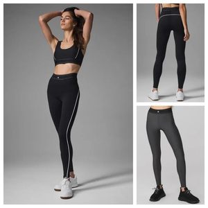 Leggings sans couture sublimés personnalisés pour femmes collants de compression Gym Yoga Sport avec logo imprimé taille haute - Product Image 2