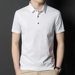 Polos Personalizables para Hombre al por Mayor, de Alta Calidad, Color Sólido, Tejidos, de Poliéster y Algodón - Product Image 3