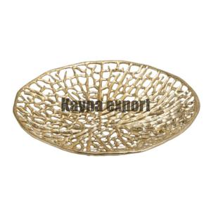 Frutero de lujo Últimas fechas de metal con acabado dorado y frutero para decoración de mesa Frutero de nueva llegada a precio barato - Product Image 4