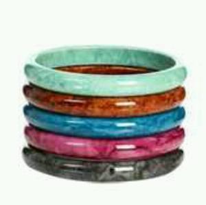 กำไลเรซิ่นทำมือสำหรับผู้หญิงเครื่องประดับของขวัญแฟชั่นขายส่ง - Product Image 1