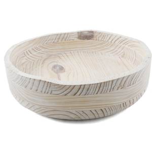 Tazón de madera atractivo de latón AK con integrado en color nogal a precio mayorista para artículos de cocina/Decoración de mesa - Product Image 3