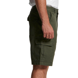 Pantalones cortos cargo de algodón informales de verano para hombre con cintura elástica, el mejor Material para ropa de calle al aire libre, diseño multibolsillo - Product Image 3