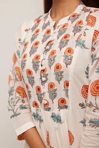 Peonía de melocotón de alta calidad, estilo de moda indio Kurta Palazzo, ropa india y paquistaní de calidad del fabricante - Product Image 4
