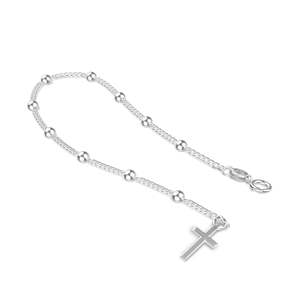Bracciale Rosario Artigianale in Argento Sterling, Realizzato in Italia - Product Image 3
