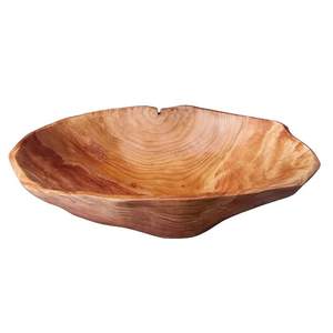 Cuenco decorativo para servir, cuenco para decoración de boda para el hogar, hoteles y restaurantes, cena de ensalada de madera de Acacia ecológica hecha a mano - Product Image 2