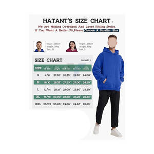 Sudaderas con Capucha Extra Grandes para Hombre, Sudaderas con Capucha Gruesas para Parejas, Estilo Vintage, Color Block, Ropa de Calle Informal de Invierno, 100% - Product Image 5