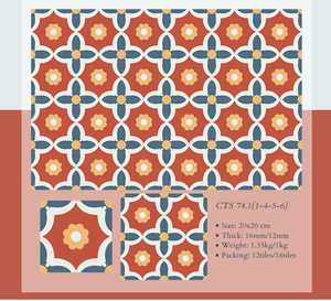 600X600X9MM émaillé porcelaine anti-dérapant antibactérien résistant aux acides isolation thermique sol et mur carreaux d'intérieur traditionnels - Product Image 1