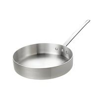 Batterie de cuisine moderne en aluminium ensemble de poêles à frire antiadhésives ensemble de poêles à frire en métal gris noir