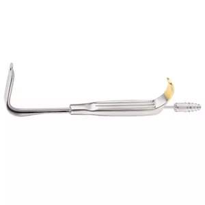 Tube d'aspiration rétracteur nasal Aufricht en acier inoxydable de qualité médicale, instrument chirurgical ORL, rhinoplastie, chirurgie nasale, manuel - Product Image 1