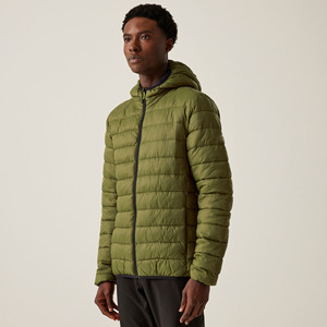 2025 New Brand Custom Logo Men Puffer <b>Jackets</b> <b>Hood</b> Best Quality Promotional Winter Mens Olive Puffer <b>Jacket</b> <b>Fur</b> Fabric - Product Image 1