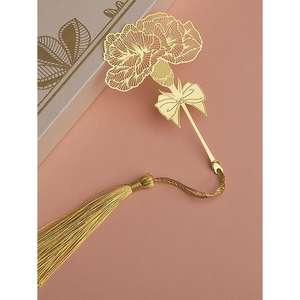 Custom <b>Metal</b> <b>Bookmarks</b> Featuring Family Names or Initials Withgolden Antique Finished <b>Metal</b> <b>Bookmarks</b> - Product Image 6