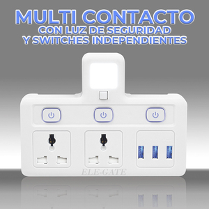 อะแดปเตอร์ชาร์จไฟแบบติดผนัง USB สำหรับผู้หญิงอเนกประสงค์ พร้อมสวิตช์ไฟกลางคืน อะแดปเตอร์พลาสติกสำหรับห้องพัก - Product Image 5