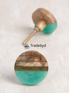 Tiradores y tiradores de cajón de cocina y baño minimalistas de resina Premium para armario, duradero y ecológico Tradebyd - Product Image 2