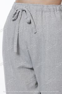 Pantalon de pyjama en coton modal de haute qualité vêtements de nuit respirants et confortables vêtements de détente pour l'été automne printemps en bleu vert - Product Image 6