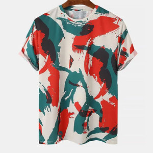 เสื้อยืดกีฬาผู้ชายแบบระเหิดแห้งเร็วผ้าโพลีเอสเตอร์100% แห้งเร็วขนาดใหญ่สินค้าขายดีในปีใหม่2024 - Product Image 1