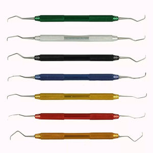 Kit de curettes parodontales Gracey Dogmatic International DM1504 en acier inoxydable, instruments dentaires manuels, détartreur CE - Product Image 3