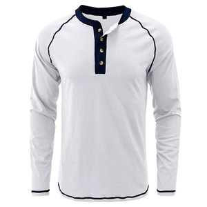 Camisetas de cuello redondo para hombre 2024, camisetas de diseño clásico de manga larga para hombre, ropa informal ligera, camisetas para hombre - Product Image 5
