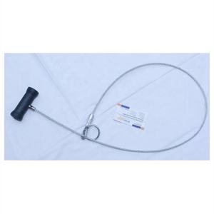 Support de porc en acier inoxydable BEST de 60 cm avec verrou, instrument vétérinaire pour attrape-cochons, poignée en caoutchouc, modèle A-Best-305 - Product Image 1