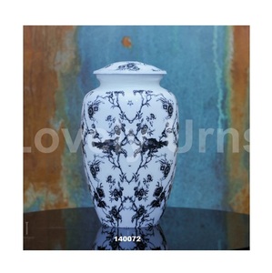 โกศใส่เถ้ากระดูกยูนิคอร์นมนุษย์สำหรับใส่เถ้ากระดูกอะลูมิเนียมขนาดใหญ่สำหรับผู้ใหญ่เพศชายพร้อมถุงกำมะหยี่ - Product Image 2