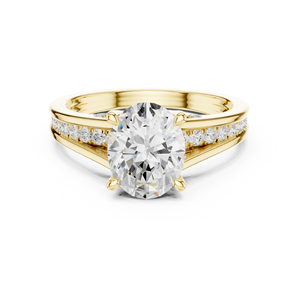 Pure Oasis jewels Anillo de oro de 14 quilates con Diseño Artesanal y moissanita real - Product Image 5